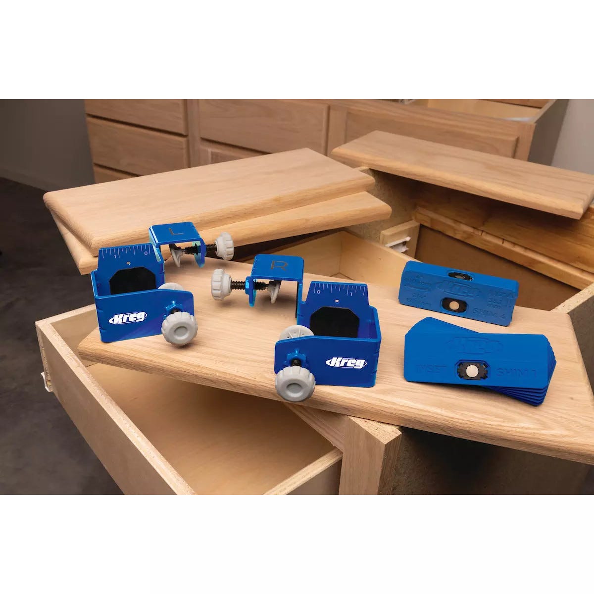 Kreg Tool KCS-DFMT-PRO Drawer Front Mounting Jig Tool System