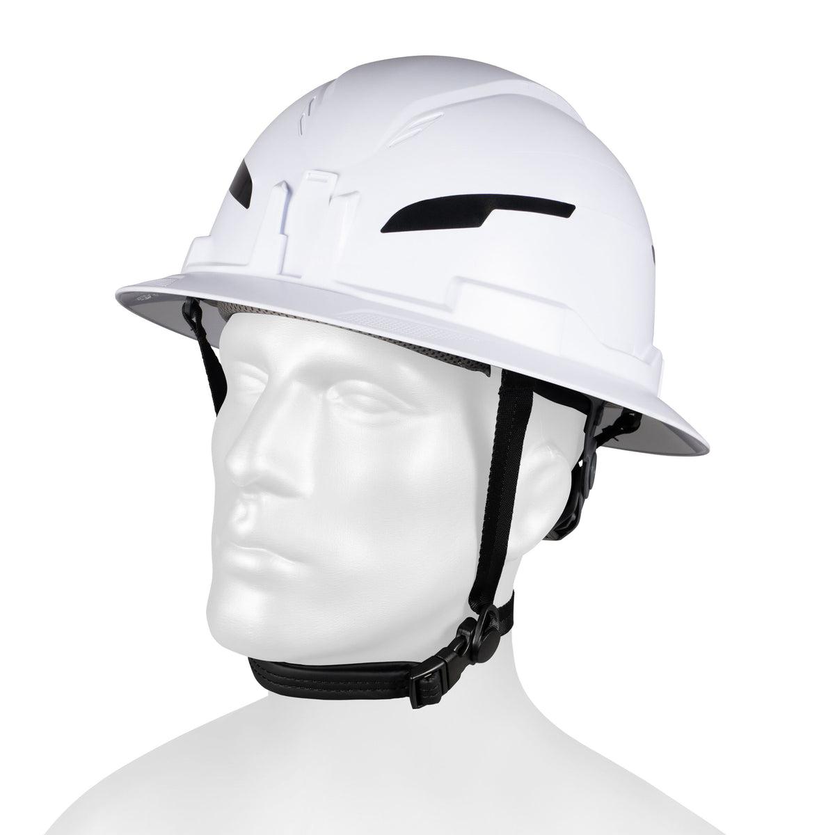 Klein KHHSTRPT2 hard hat chin strap attached to a hard hat