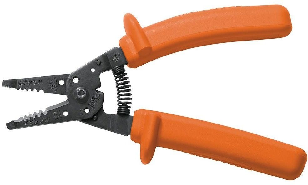 Klein Tools Compression Crimper with Coax Cable Stripper and Wire Strippers