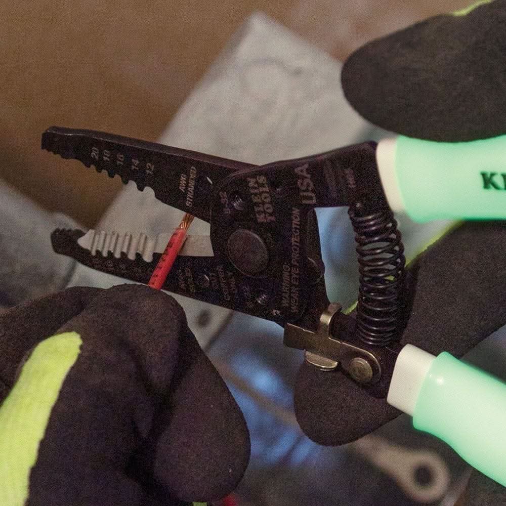 Klein Tools 25 ft. Multi Flex Glow Rod Set with Folding Jab Saw and Solid/Stranded Copper Wire Stripper