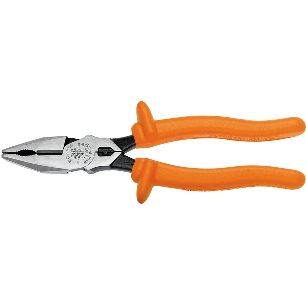 Klein 12098-INS Insulated Universal Side-Cutting Pliers - Connector Crimping