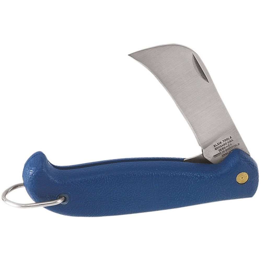 Klein 1550-24 Pocket Knife  Stainless Steel 2-1/2" Slitting Blade