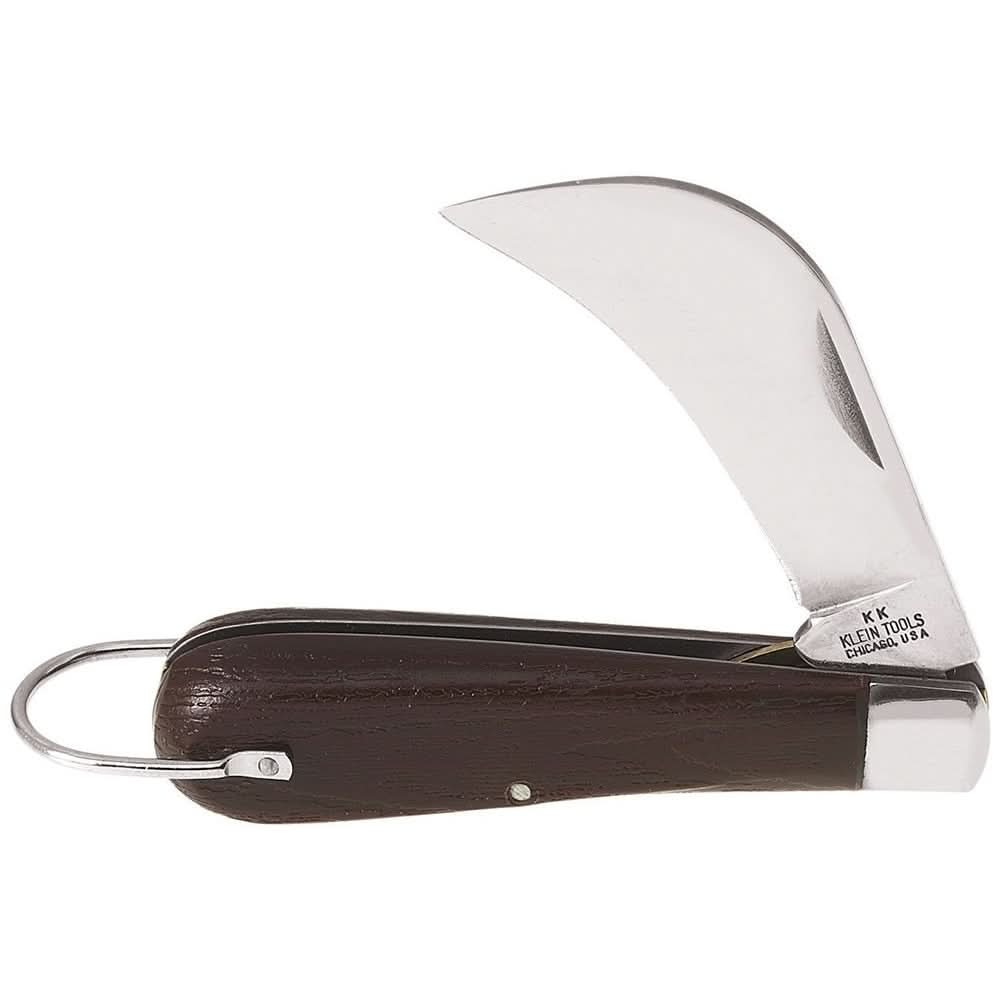 Klein 1550-4 Pocket Knife  Carbon Steel 2-5/8" Sheepfoot Slitting Blade