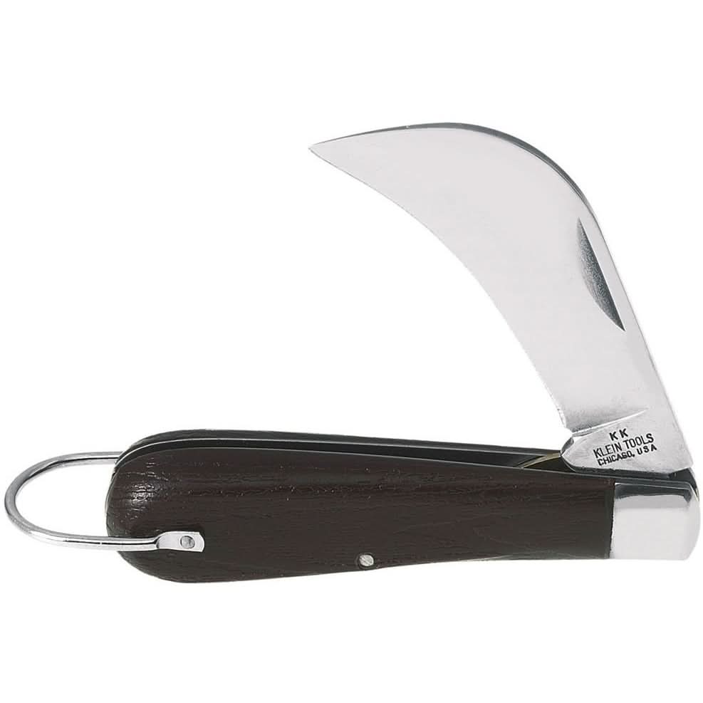 Klein 1550-44 Pocket Knife  Stainless Steel 2-5/8" Sheepfoot Slitting Blade