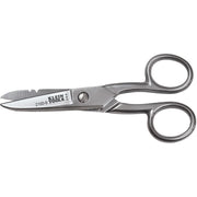 Klein 2100-9 Stainless Steel Electricians Scissors  Stripping Notches