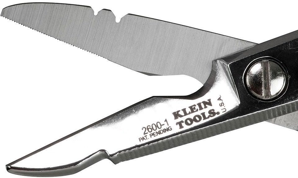 Klein Tools 26001 All-Purpose Electrician's Scissors