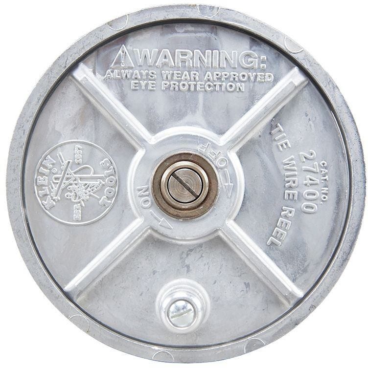 Klein 27400 Tie Wire Reel, Lightweight Aluminum