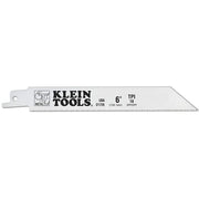 Klein 31728 Reciprocating Saw Blade, 6", .035 wide, 18 TPI, for Heavy Gauge Metals