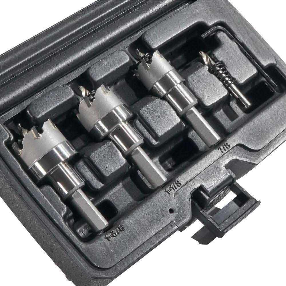 Klein 31872 Hole Saw Kit, Carbide Hole Cutter, 4-Piece