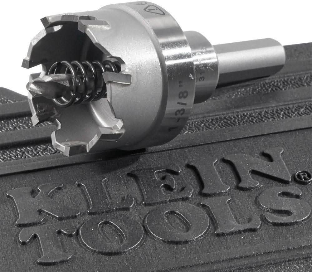 Klein 31872 Hole Saw Kit, Carbide Hole Cutter, 4-Piece