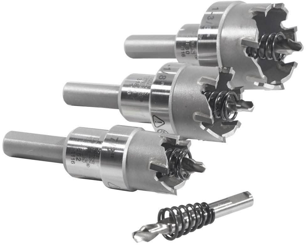 Klein 31872 Hole Saw Kit, Carbide Hole Cutter, 4-Piece