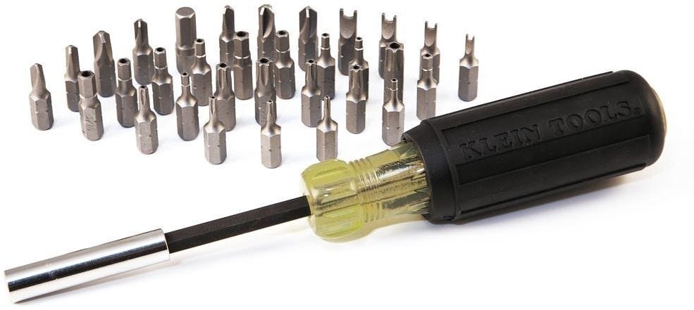 Klein 32510 Magnetic Screwdriver with 32 Tamperproof Bits