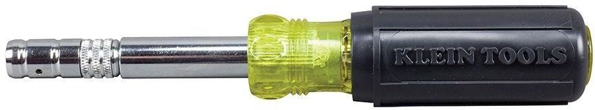 Klein 32596 HVAC Slide Drive Multi-Bit Screwdriver / Nut Driver, 8-in-1