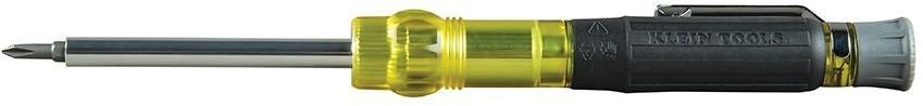 Klein 32614 Multi-Bit Electronics Pocket Screwdriver, 4-in-1, Ph, Sl Bits