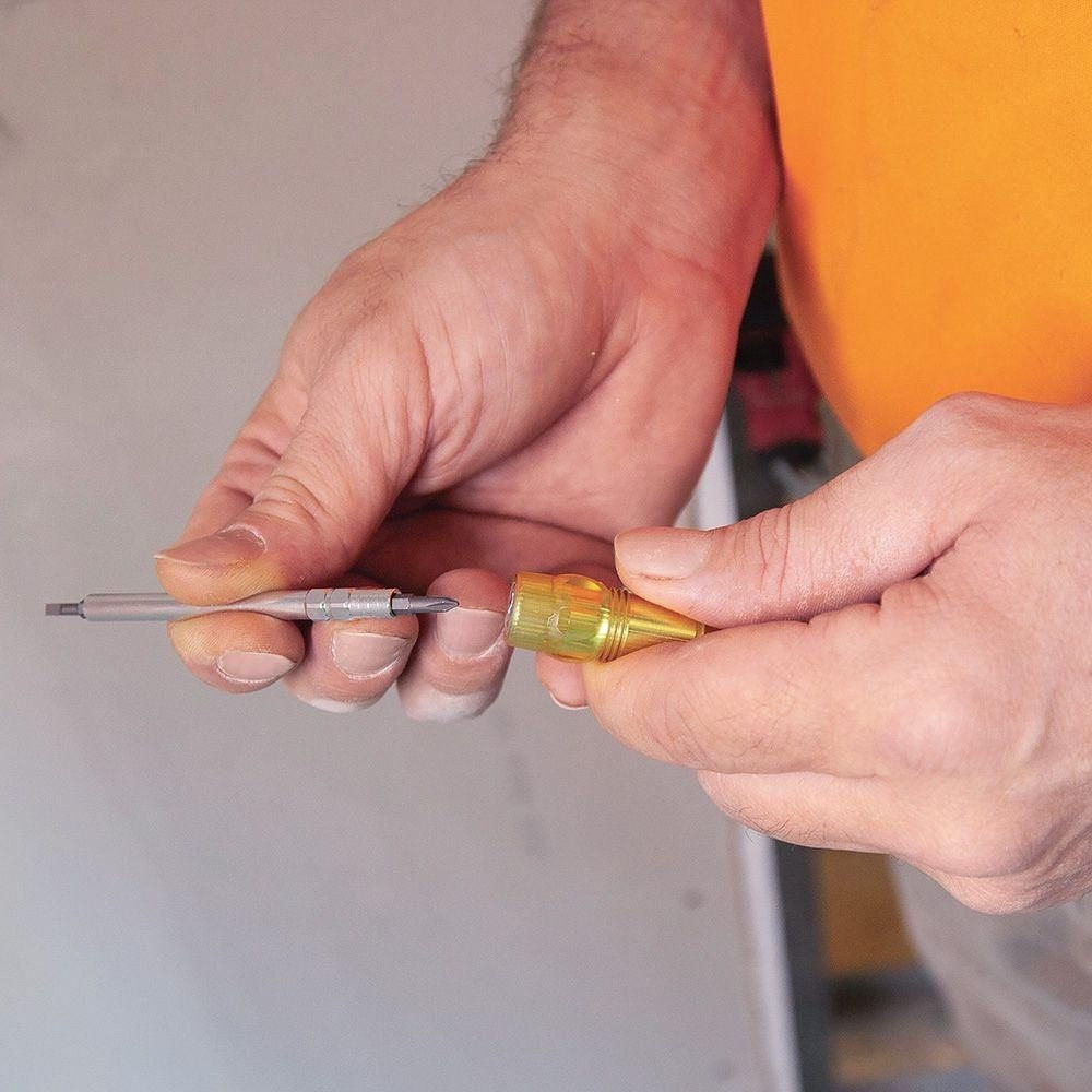 Klein 32614 Multi-Bit Electronics Pocket Screwdriver, 4-in-1, Ph, Sl Bits