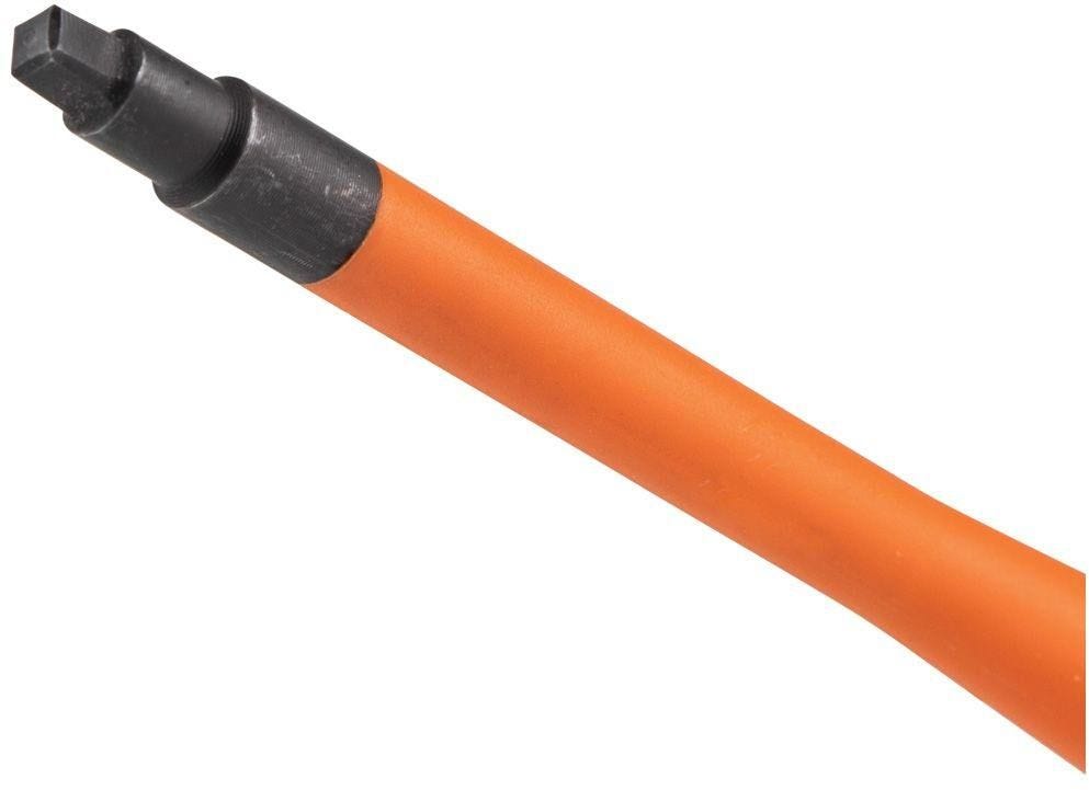 Klein 33734INS Screwdriver Set, Slim-Tip Insulated Phillips, Cabinet, Square, 4-Piece