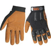 Klein 40067 Journeyman Leather Work Gloves (K4)- Medium