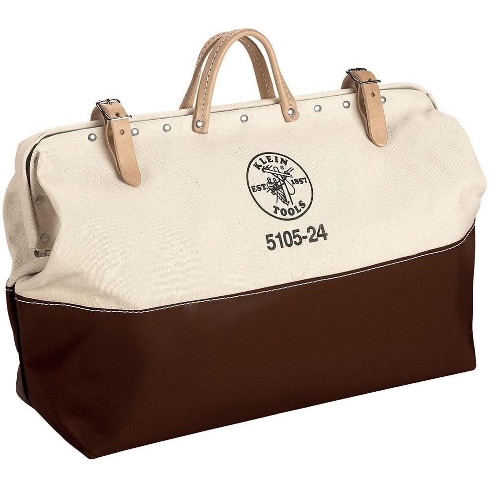 Klein 5105-24 24" High-Bottom Canvas Tool Bag