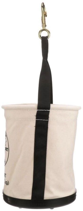 Klein 5109SLR Canvas Bucket, All-Purpose with Drain Holes, 12-Inch