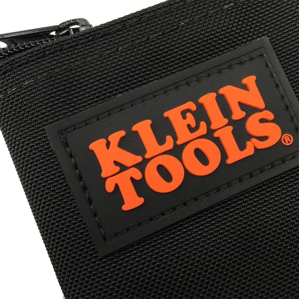 Klein 5139 Zipper Bag, Canvas Tool Pouch 12.5 x 7 x 4.25-Inch