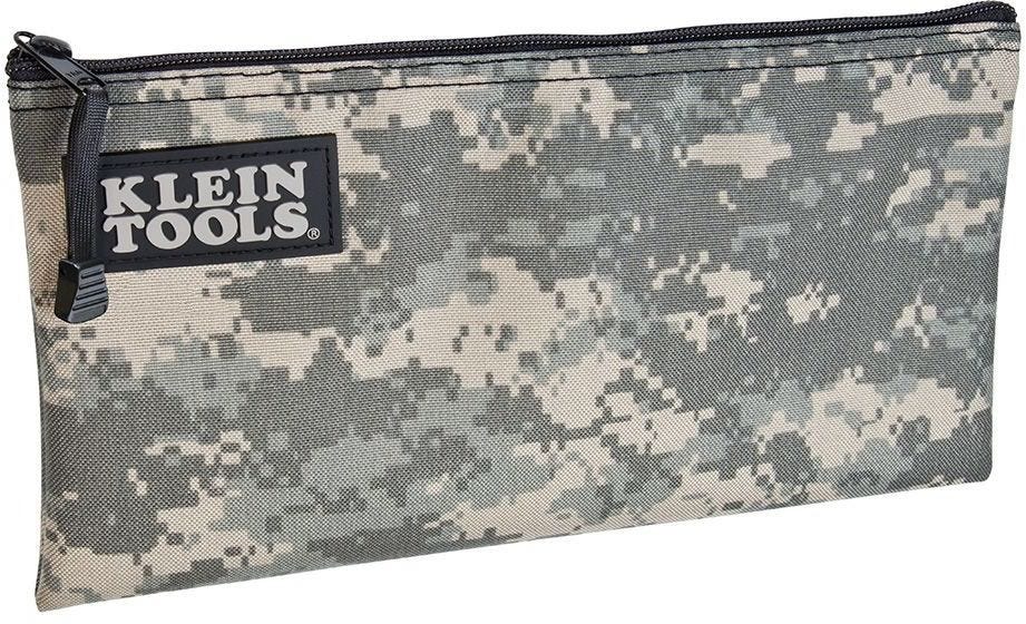 Klein 5139 Zipper Bag, Canvas Tool Pouch 12.5 x 7 x 4.25-Inch