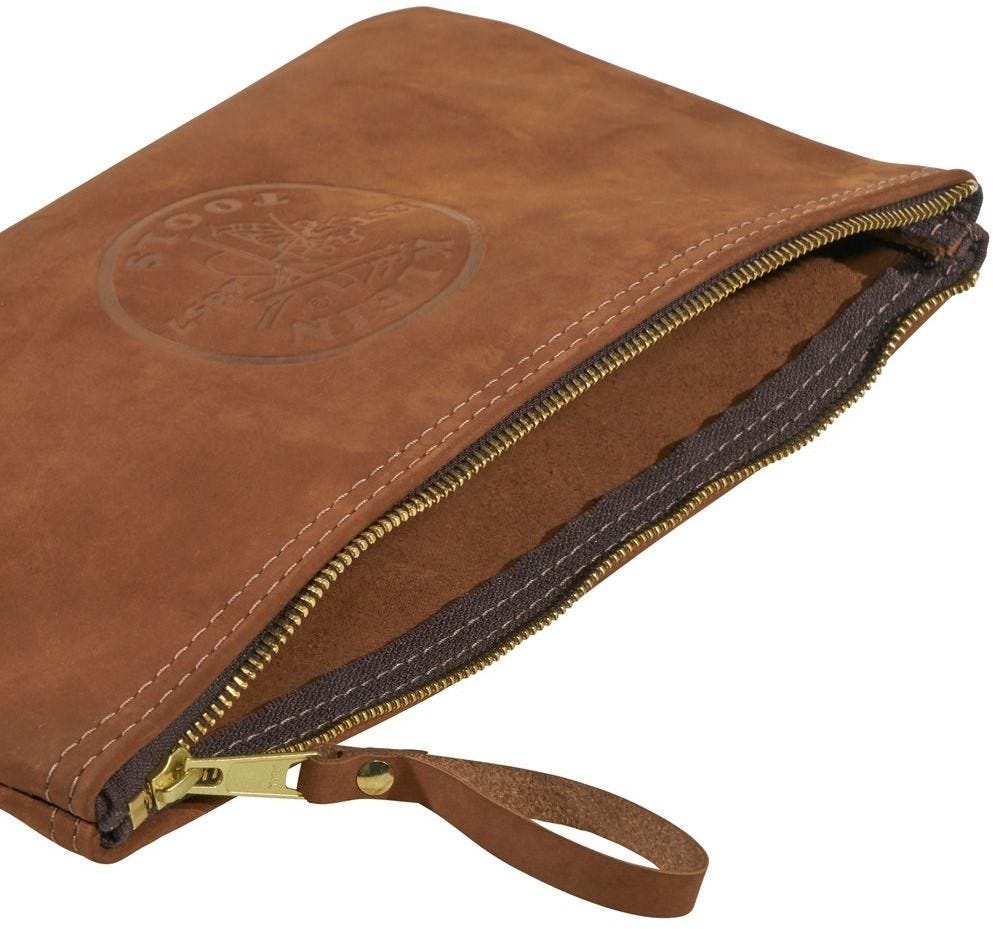Klein 5139 Zipper Bag, Canvas Tool Pouch 12.5 x 7 x 4.25-Inch