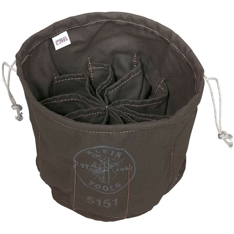 Klein 5151 Ten-Compartment Drawstring Bag