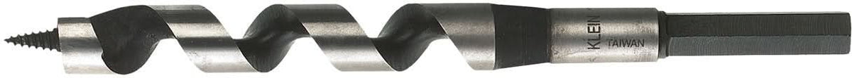 Klein Ship Auger Bit with Screw Point (1-1/16-in. bit size x 4-in. twist length) (53407)