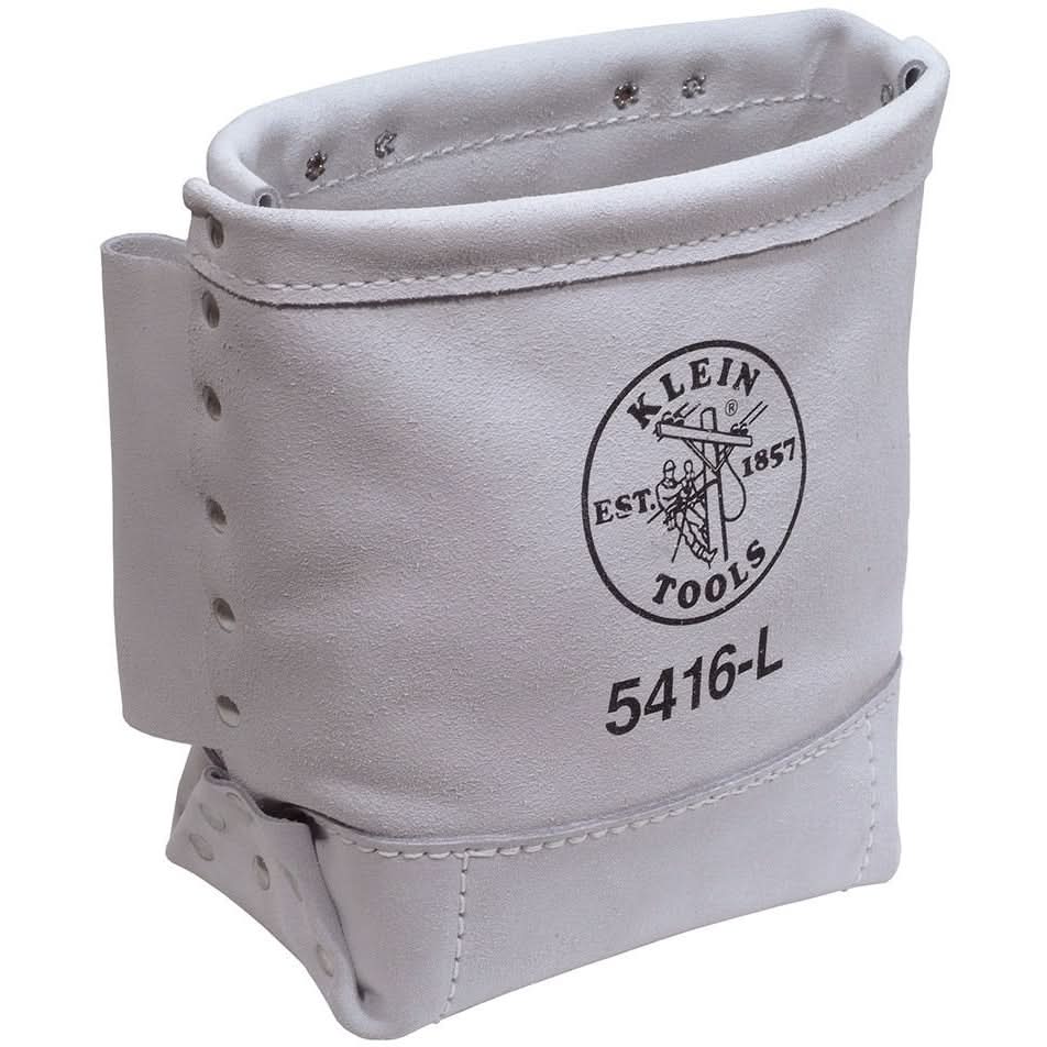 Klein 5416L Bull-Pin And Bolt Bag - Leather With Tunnel Loop