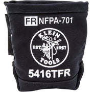 Klein 5416TFR Tool Bag, Flame Resistant Bolt Bag, No. 4 Canvas, 5 x 10 x 9-Inch