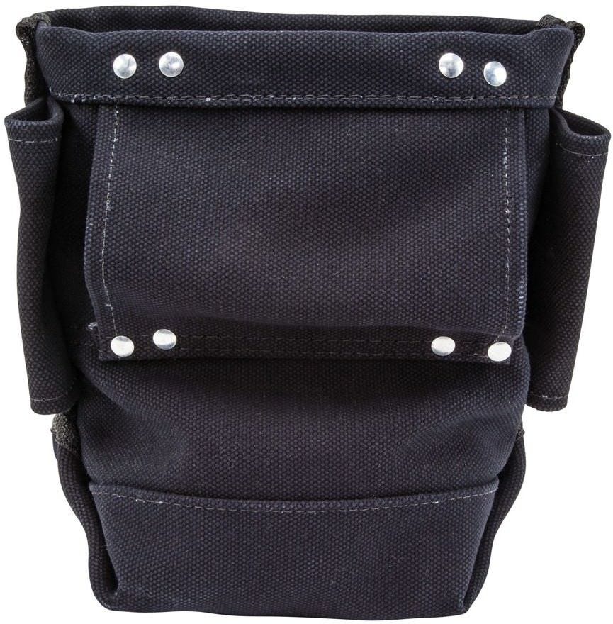 Klein 5416TFR Tool Bag, Flame Resistant Bolt Bag, No. 4 Canvas, 5 x 10 x 9-Inch