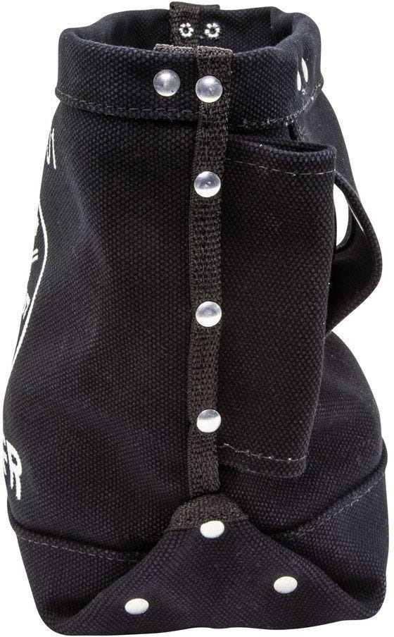 Klein 5416TFR Tool Bag, Flame Resistant Bolt Bag, No. 4 Canvas, 5 x 10 x 9-Inch
