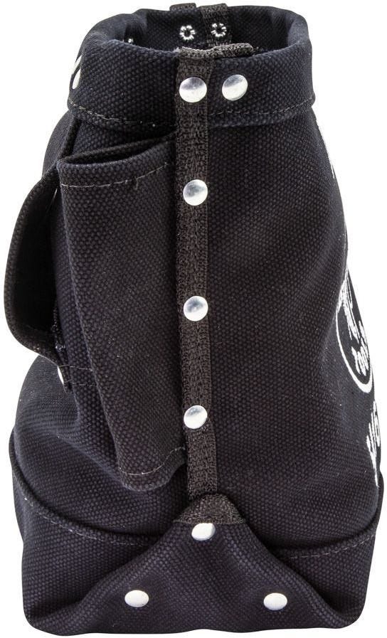 Klein 5416TFR Tool Bag, Flame Resistant Bolt Bag, No. 4 Canvas, 5 x 10 x 9-Inch