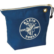 Klein 5539Blu Canvas Zipper Bag- Consumables, Blue