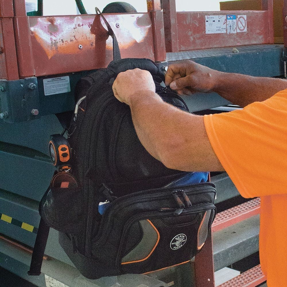 Klein 55485 Tradesman Pro Tool Master Tool Bag Backpack, 48 Pockets, 19.5-Inch