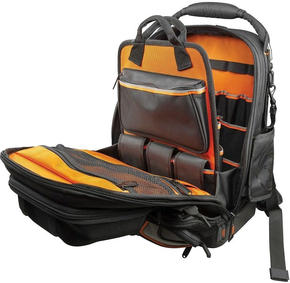 Klein 55485 Tradesman Pro Tool Master Tool Bag Backpack, 48 Pockets, 19.5-Inch