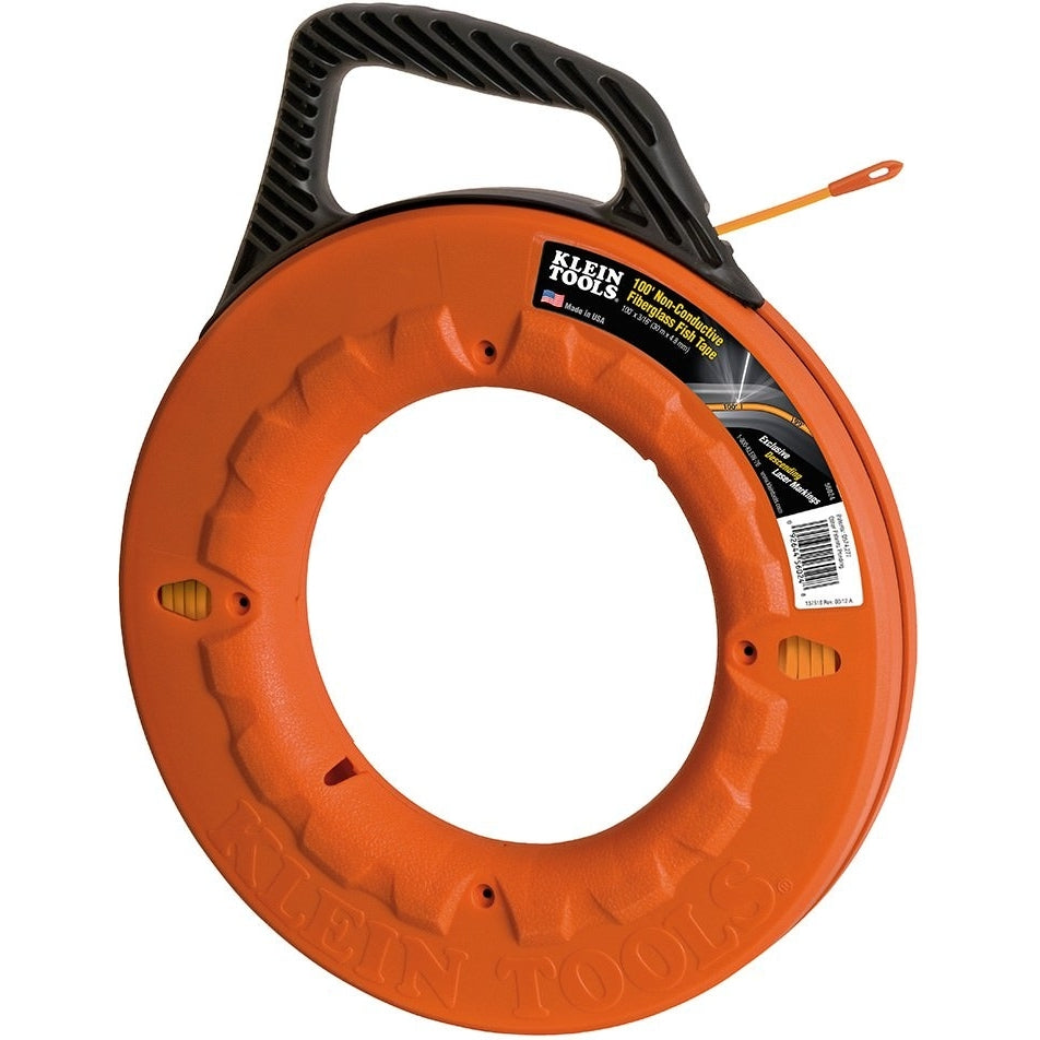 Klein 56024 100' Non-Conductive Fiberglass Fish Tape