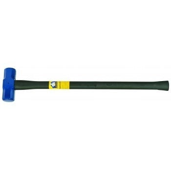 Klein 5HSFRH14 Sledge Hammer - Fiberglass Rubber Grip Handle - 14 lbs.