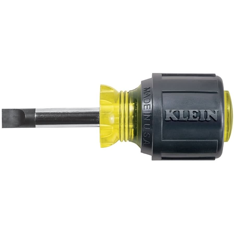 Klein 600-1 1/4" Keystone-Tip Screwdriver  1-1/2" Heavy-Duty Round-Shank