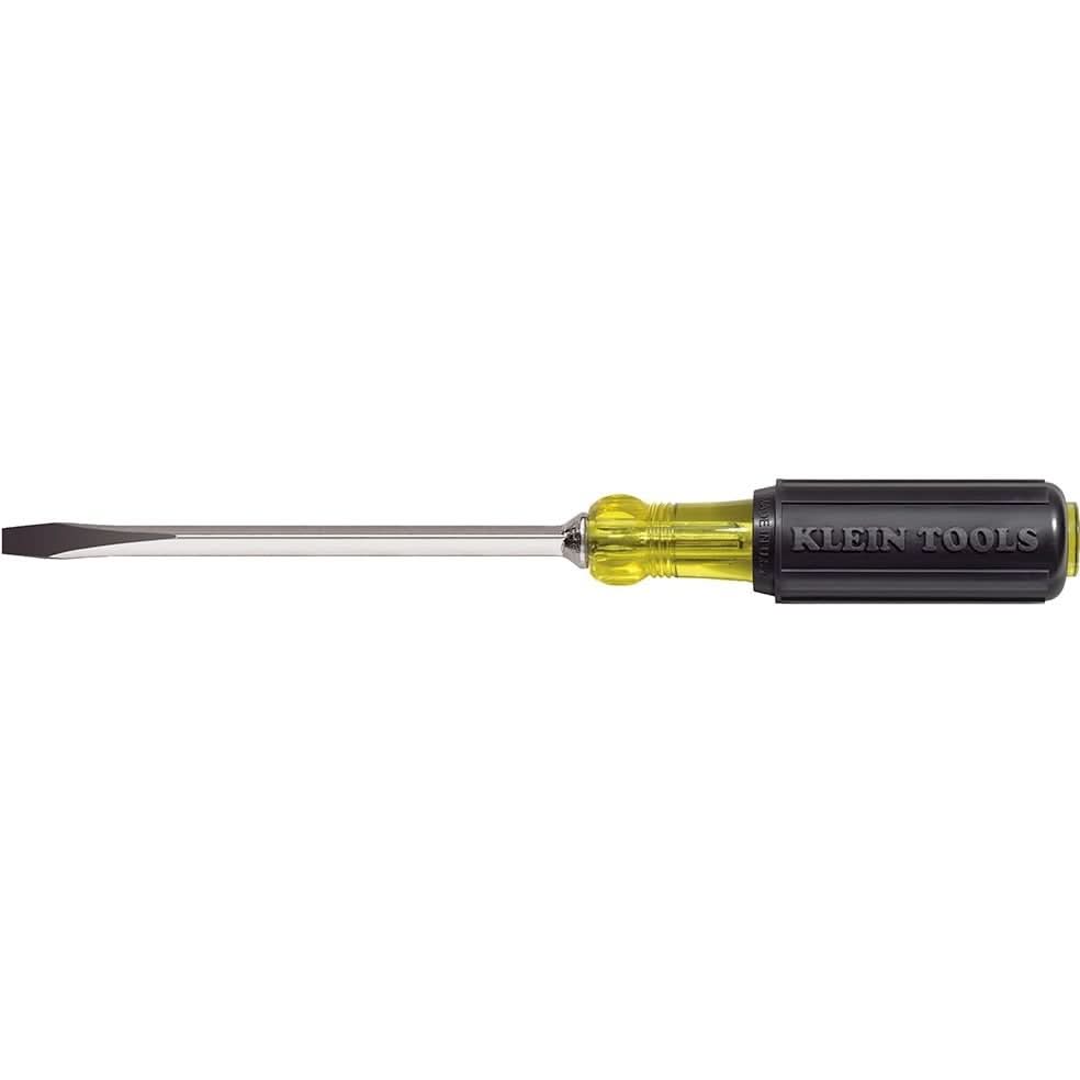 Klein 600-6 5/16" Keystone-Tip Screwdriver  6" Heavy-Duty Square-Shank