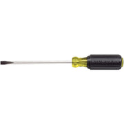 Klein 605-6 1/4" Cabinet-Tip Screwdriver 6" Heavy-Duty Round-Shank