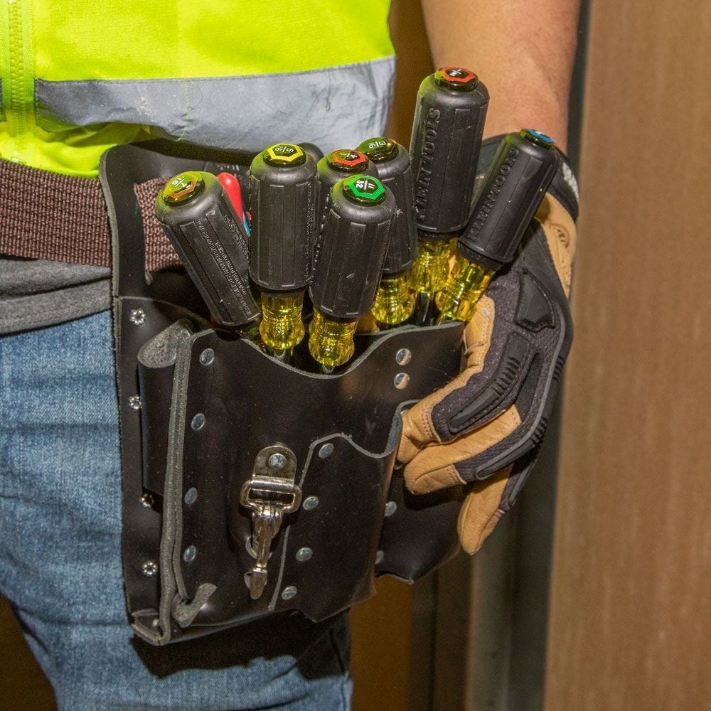 Klein 647 Nut Driver Set, 6-Inch Shafts, 7-Piece