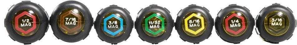 Klein 647 Nut Driver Set, 6-Inch Shafts, 7-Piece