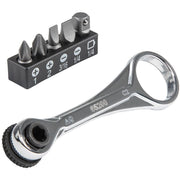 Klein 65200 Slim-Profile Mini Ratchet Set, 5-Piece