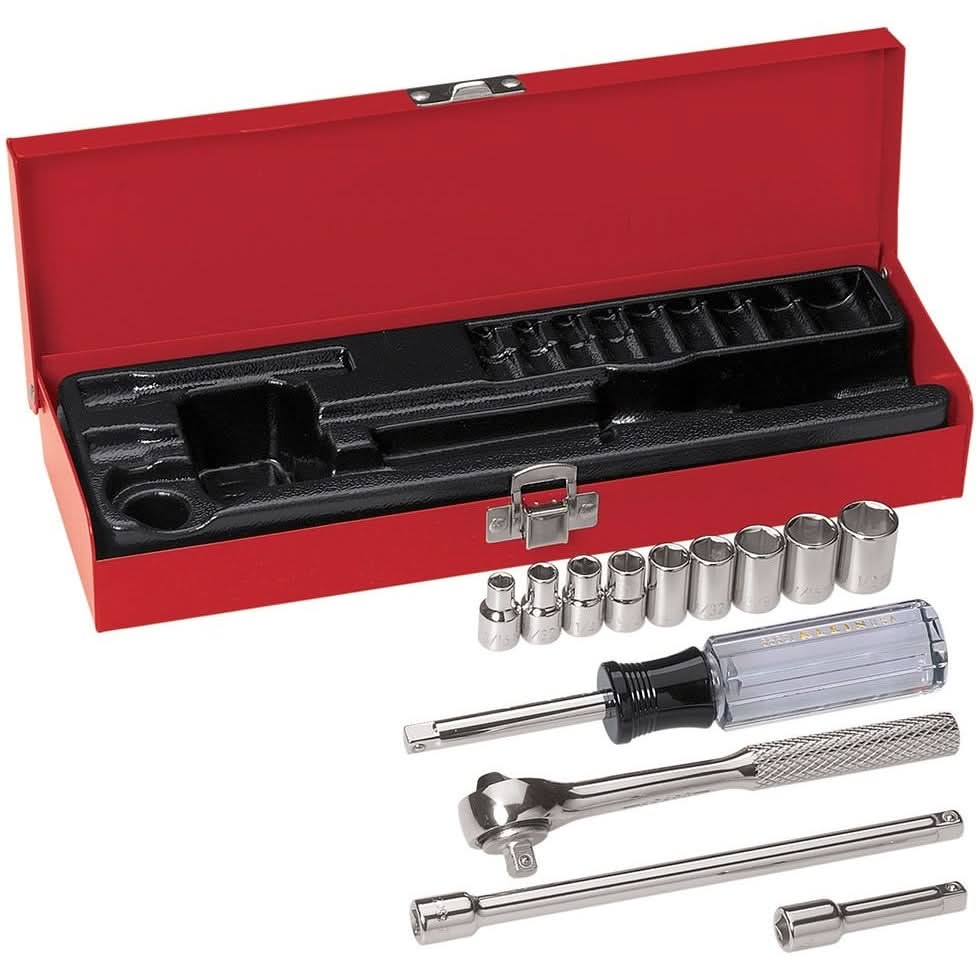 Klein 65500 13-Piece, 1/4-Inch Drive Socket Wrench Set – Tool Nut