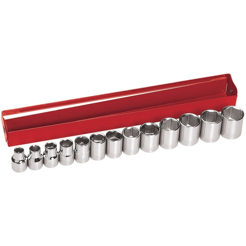 Klein 65506 13-Piece 3/8-Inch Drive Metric Socket Wrench Set