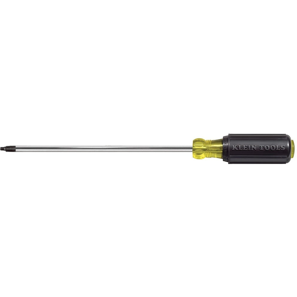 Klein 667 #3 Square-Recess Tip Screwdriver  8" Round-Shank