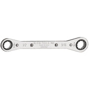 Klein 68202 Ratcheting Box Wrench - 1/2" x 9/16"