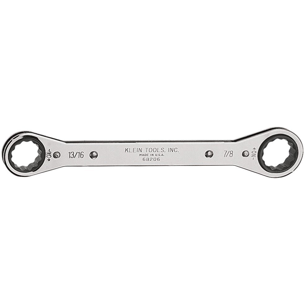 Klein 68206 Ratcheting Box Wrench - 13/16" x 7/8"