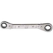 Klein 68238 Fully Reversible Ratcheting Offset Box Wrench - 1/2" x 9/16"